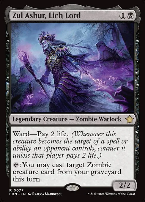 Zul Ashur, Lich Lord · Foundations 77/771