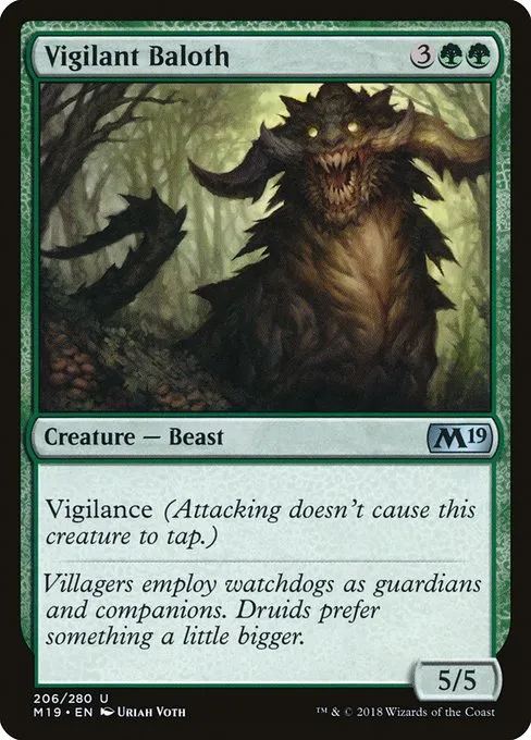 Vigilant Baloth · Core Set 2019 206/314