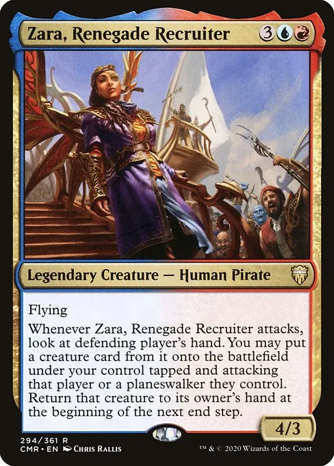 Zara, Renegade Recruiter · Commander Legends 294/718