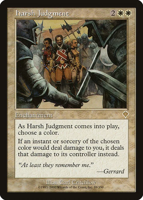 Harsh Judgment · Invasion 19/354