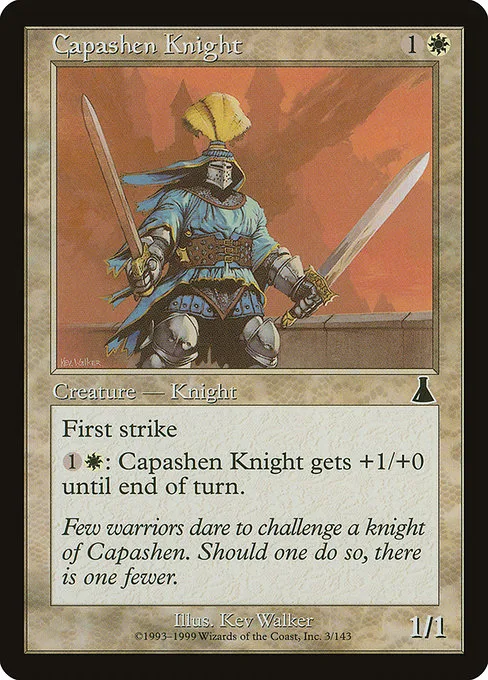 Capashen Knight · Urza's Destiny 3/143