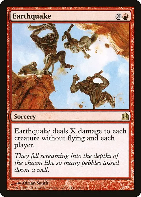 Earthquake · Commander 2011 121/318