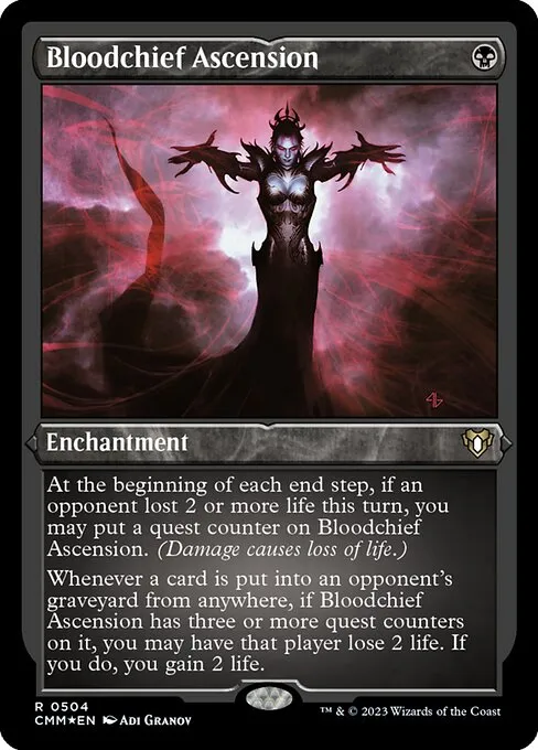 Bloodchief Ascension · Commander Masters 504/1067