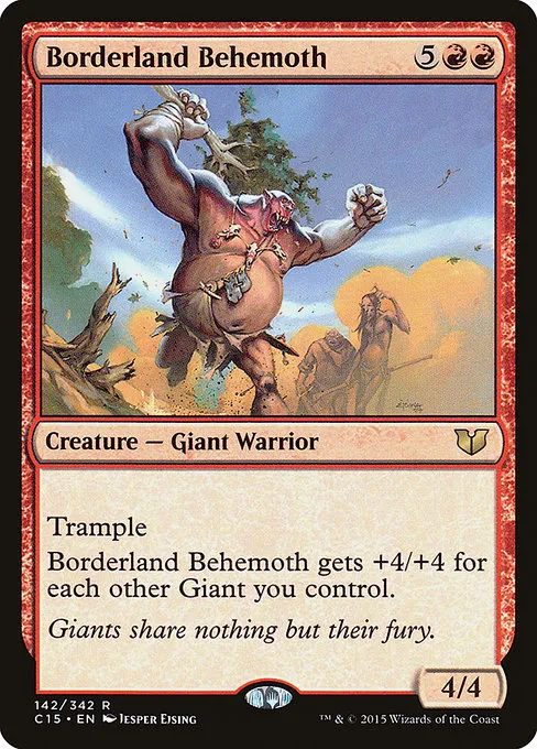 Borderland Behemoth · Commander 2015 142/342