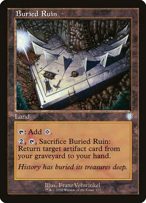 Buried Ruin · The Brothers' War Commander 177/209