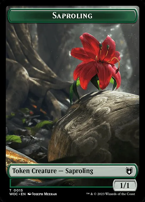Saproling · Wilds of Eldraine Commander Tokens 15/10