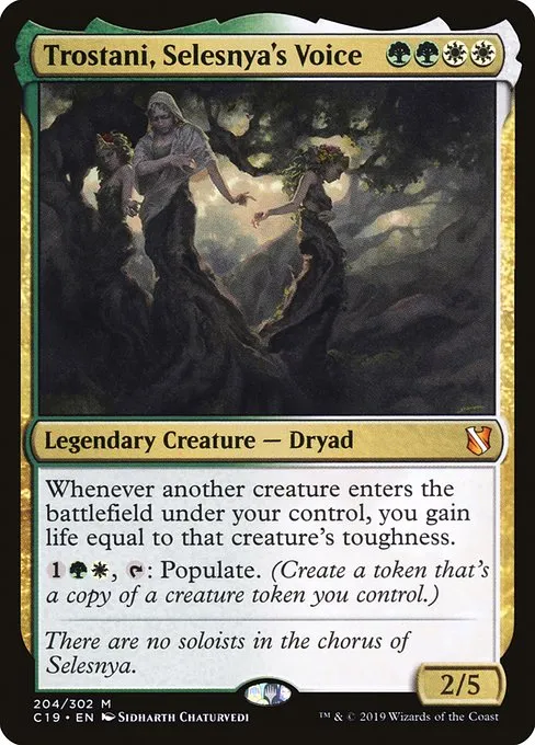 Trostani, Selesnya's Voice · Commander 2019 204/302