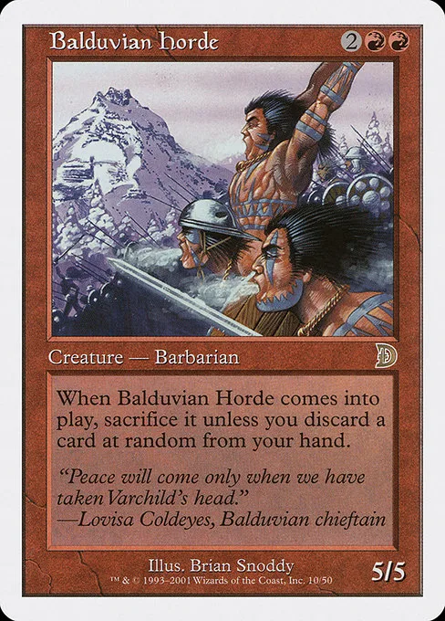 Balduvian Horde · Deckmasters 10/58