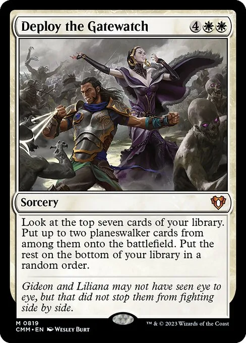 Deploy the Gatewatch · Commander Masters 819/1067