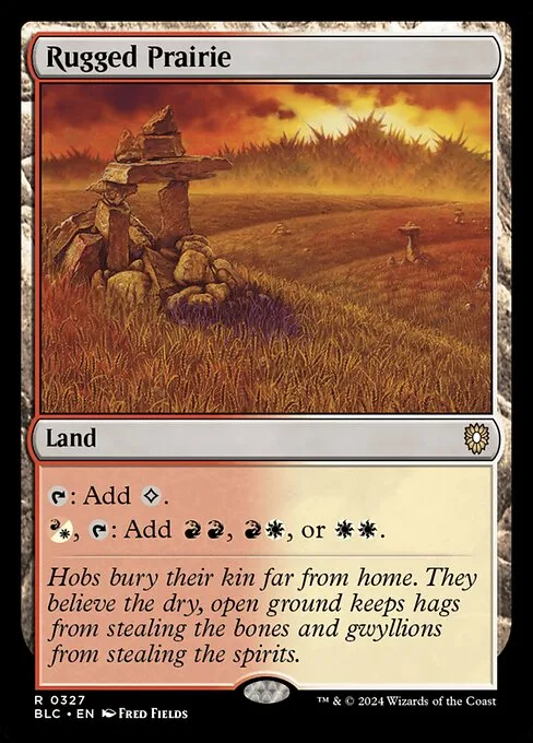 Rugged Prairie · Bloomburrow Commander 327/356