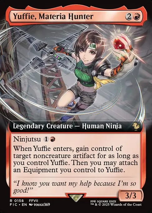 Yuffie, Materia Hunter · Final Fantasy Commander 158/486