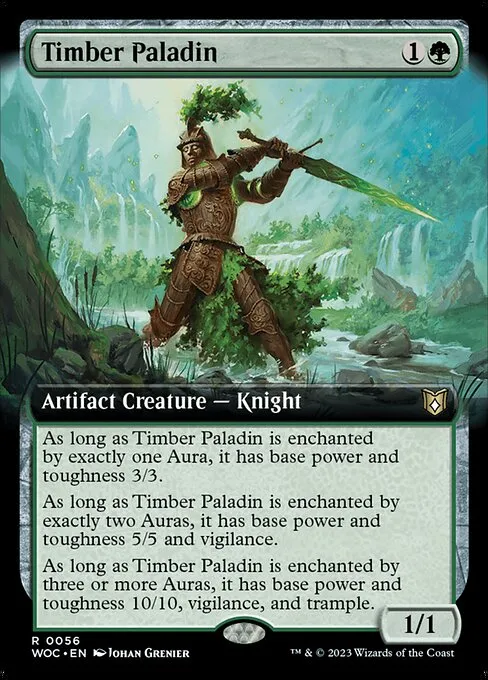 Timber Paladin · Wilds of Eldraine Commander 56/173