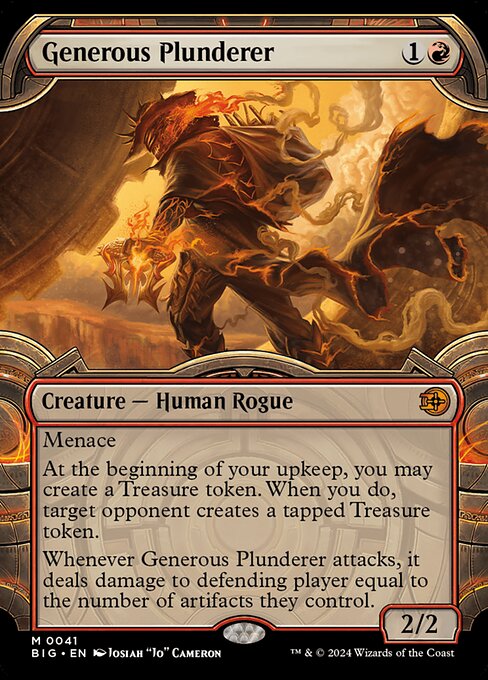 Generous Plunderer · The Big Score 41/95