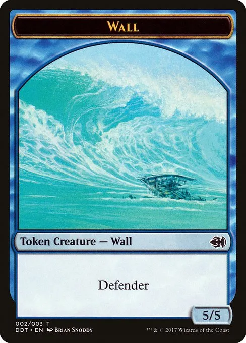 Wall · Duel Decks: Merfolk vs. Goblins Tokens 2/3