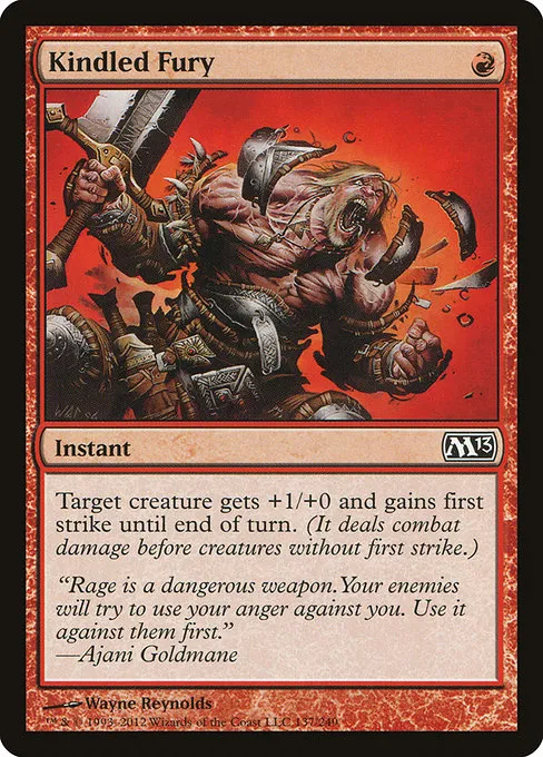 Kindled Fury · Magic 2013 137/249