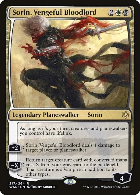 Sorin, Vengeful Bloodlord · War of the Spark 217/312