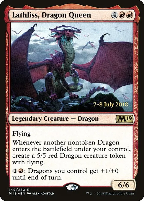 Lathliss, Dragon Queen · Core Set 2019 Promos 149s/95
