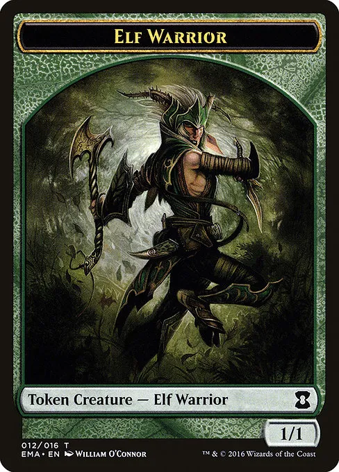 Elf Warrior · Eternal Masters Tokens 12/16