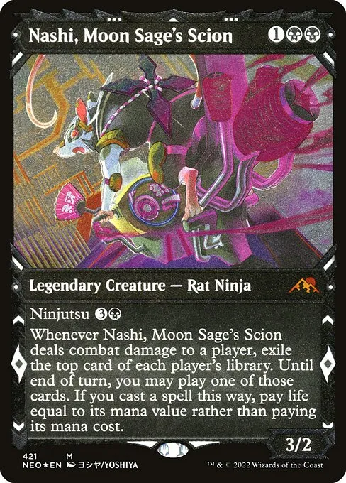 Nashi, Moon Sage's Scion · Kamigawa: Neon Dynasty 421/531