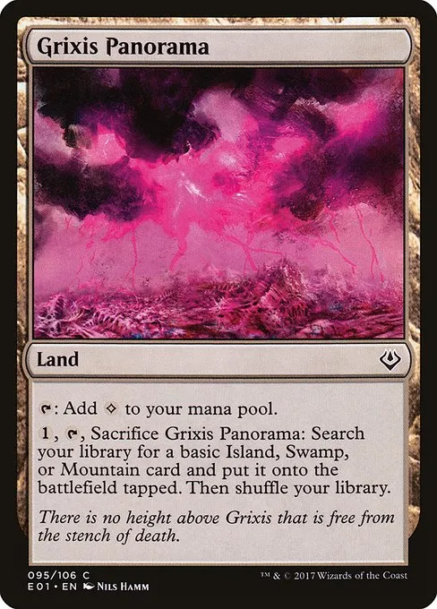 Grixis Panorama · Archenemy: Nicol Bolas 95/106