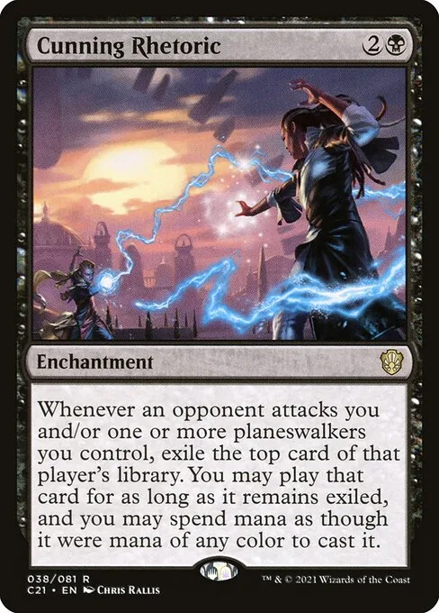 Cunning Rhetoric · Commander 2021 38/409
