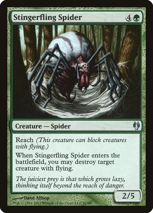 Stingerfling Spider · Duel Decks: Izzet vs. Golgari 61/90