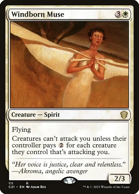 Windborn Muse · Commander 2021 111/409