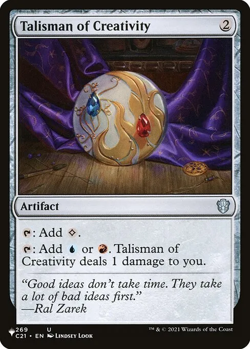 Talisman of Creativity · The List C21-269/5050