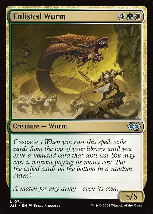 Enlisted Wurm · Foundations Jumpstart 744/779