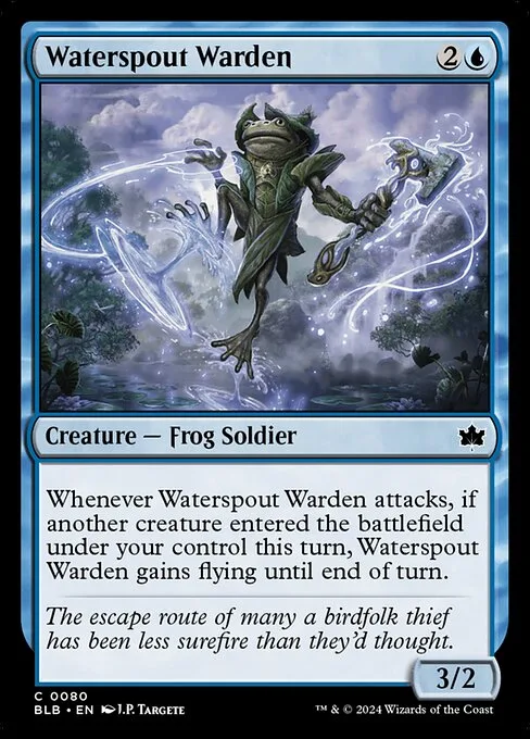 Waterspout Warden · Bloomburrow 80/398