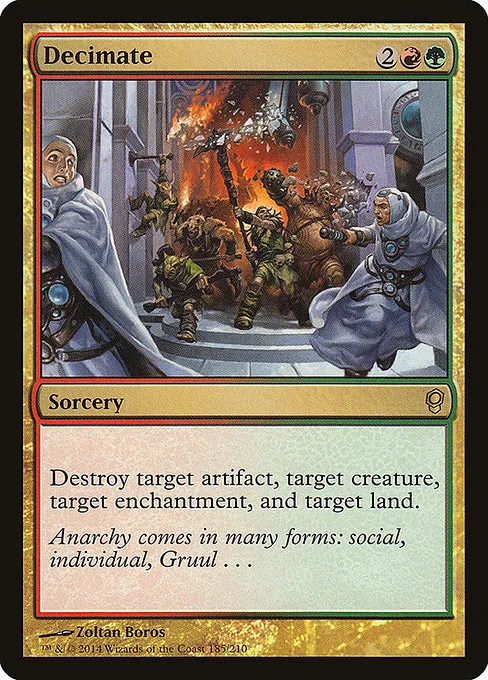 Decimate · Conspiracy 185/210