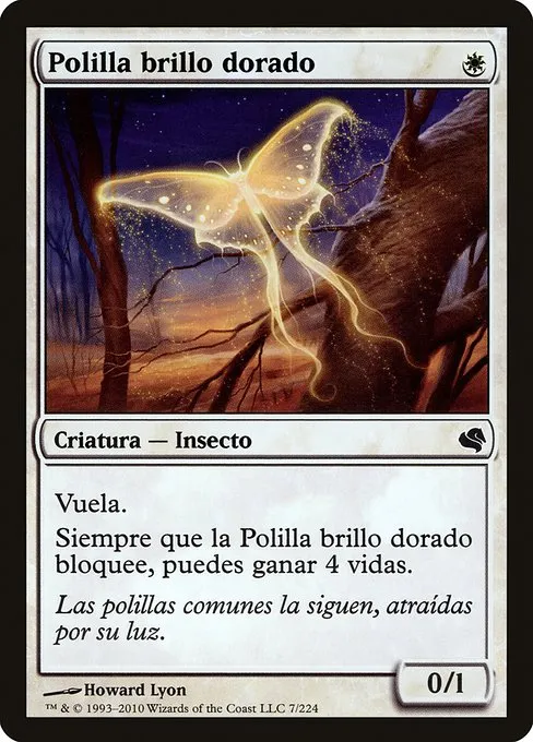 Goldenglow Moth · Salvat 2011 7/224