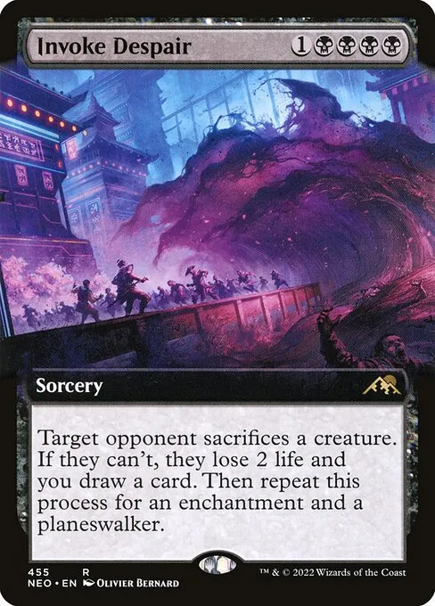 Invoke Despair · Kamigawa: Neon Dynasty 455/531