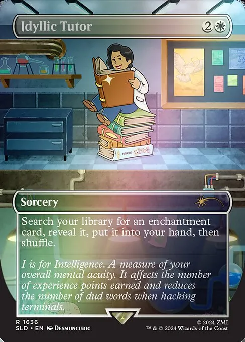 Idyllic Tutor · Secret Lair Drop 1636★/2547
