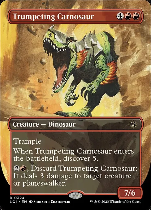 Trumpeting Carnosaur · The Lost Caverns of Ixalan 324/416