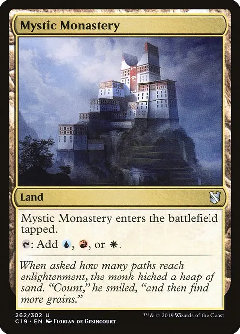 Mystic Monastery · Commander 2019 262/302