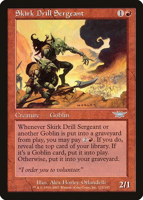 Skirk Drill Sergeant · Legions 112/145