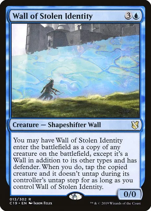 Wall of Stolen Identity · Commander 2019 13/302