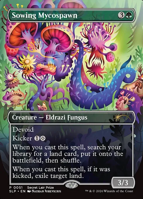 Sowing Mycospawn · Secret Lair Promo 51/51
