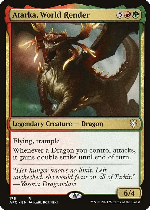 Atarka, World Render · Forgotten Realms Commander 176/331