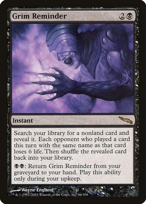 Grim Reminder · Mirrodin 66/306