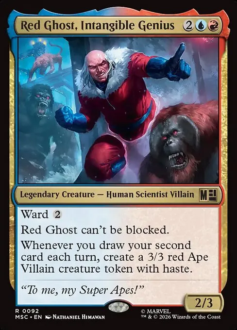 Red Ghost, Intangible Genius · Marvel Super Heroes Commander 92/9