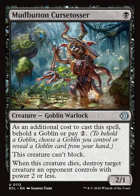 Mudbutton Cursetosser · Lorwyn Eclipsed 112/408