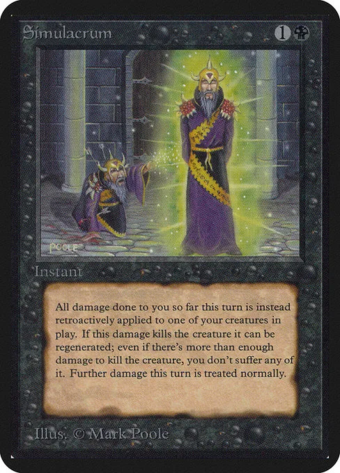 Simulacrum · Limited Edition Alpha 128/295