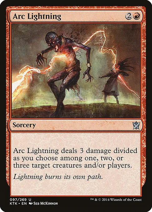 Arc Lightning · Khans of Tarkir 97/293