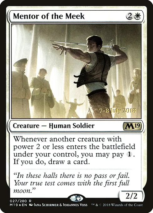 Mentor of the Meek · Core Set 2019 Promos 27s/95