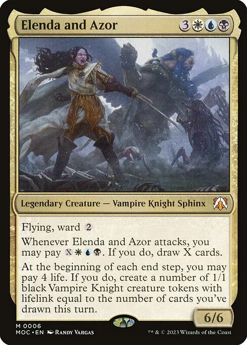 Elenda and Azor · March of the Machine Commander 6/450