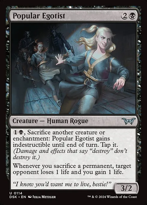 Popular Egotist · Duskmourn: House of Horror 114/419