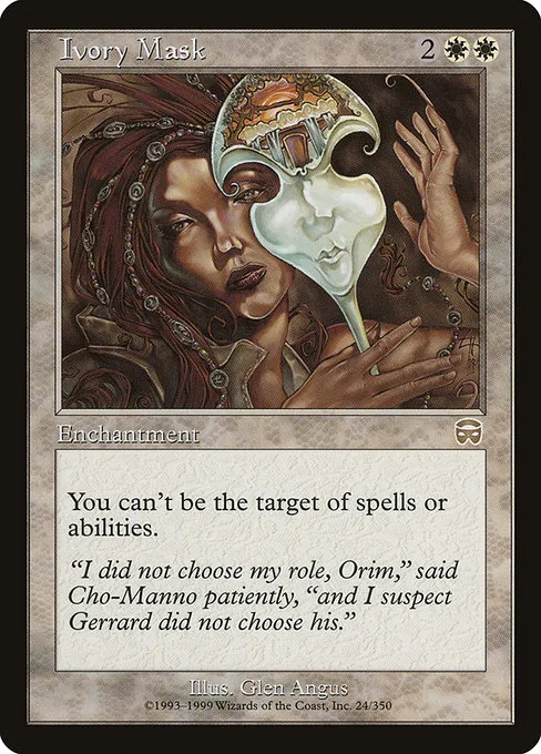 Ivory Mask · Mercadian Masques 24/350