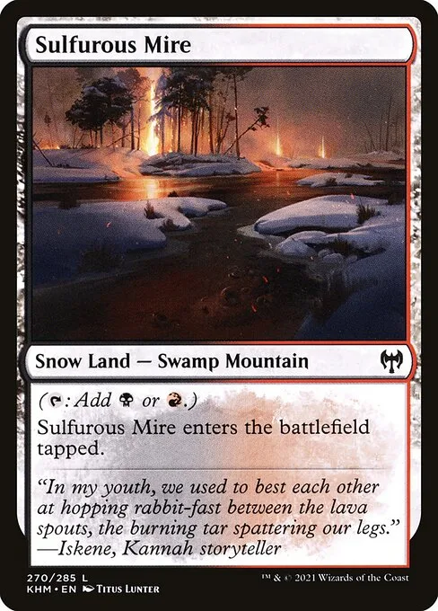 Sulfurous Mire · Kaldheim 270/425